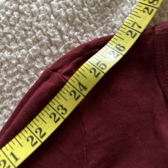 WILT Womens Top Small Burgundy Red Easy Layered Pullover Whimsigoth Fall - Picture 11 of 12